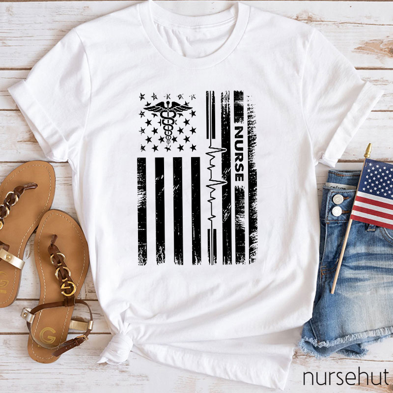 The Fourth Of July Nurse T-Shirt