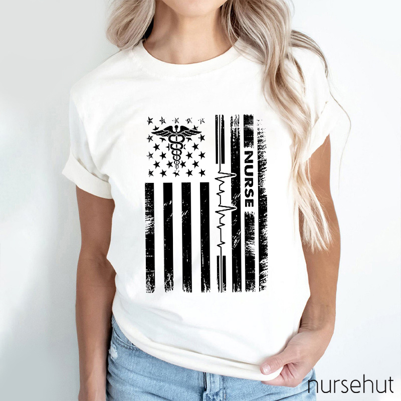 The Fourth Of July Nurse T-Shirt