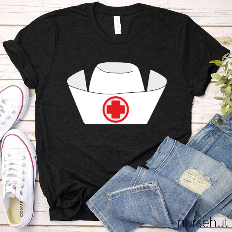 Red Cross Nurse Cap T-Shirt