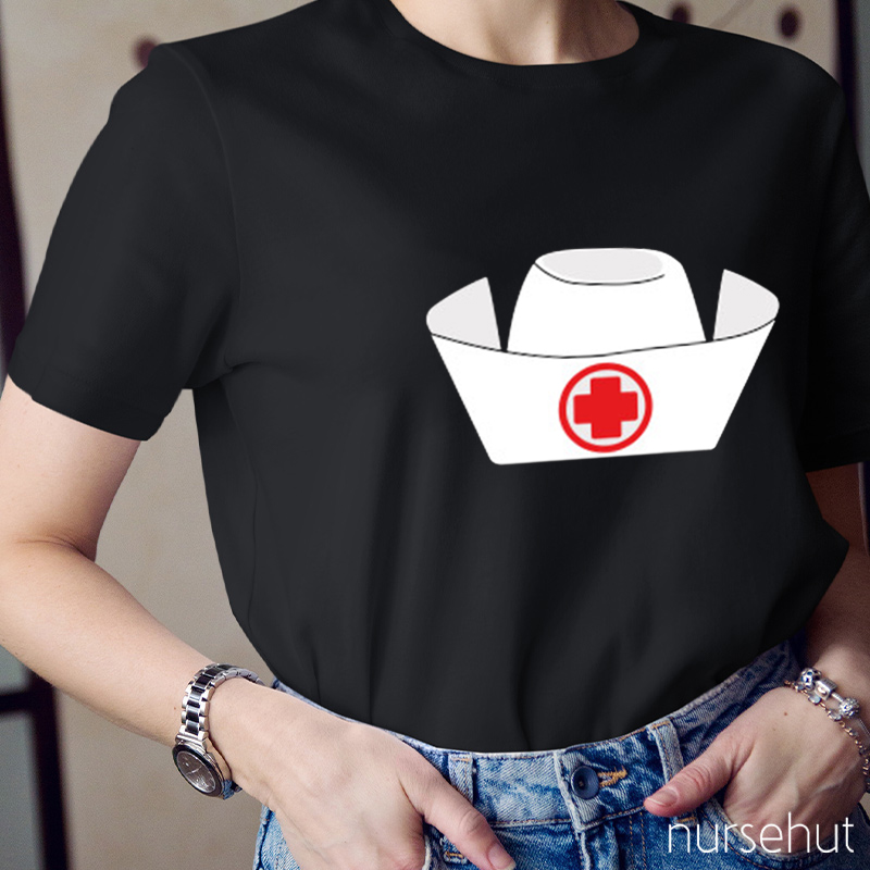 Red Cross Nurse Cap T-Shirt