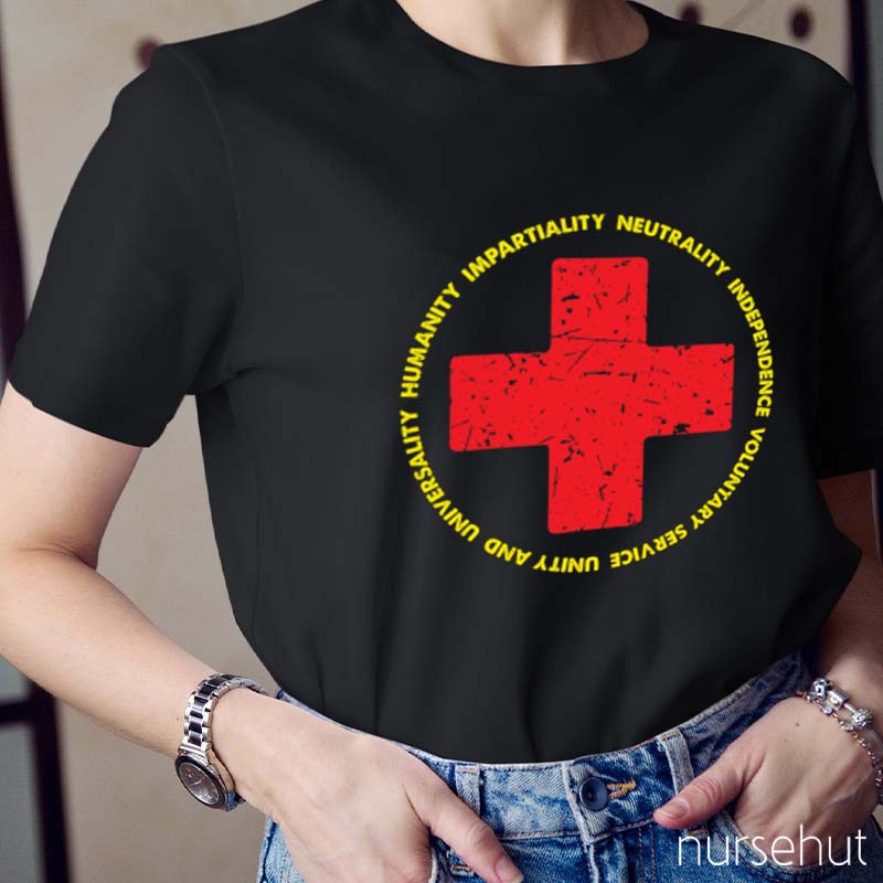 Impartiality Neutrality Humanity Nurse T-Shirt