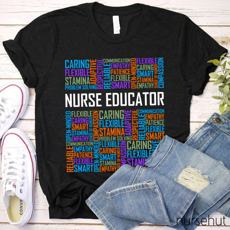 Nurse Educator Caring  Nurse T-Shirt
