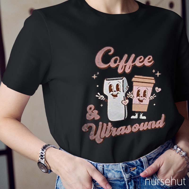 Cute Coffee Nurse T-Shirt