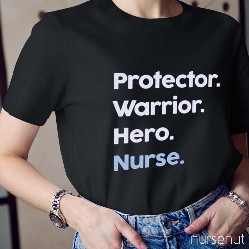 Protector Warrior Hero Nurse T-Shirt
