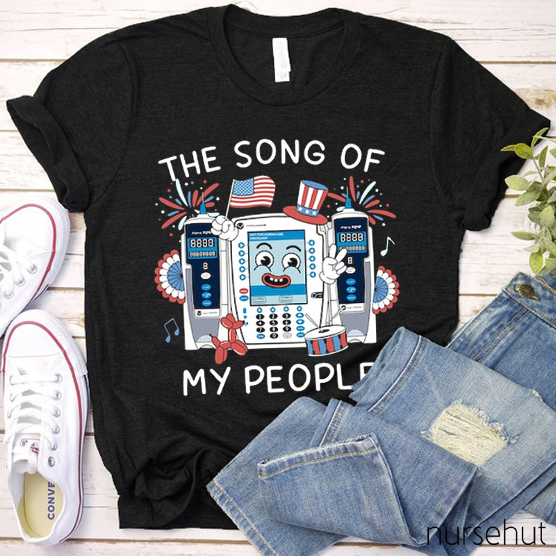 The Song Of My People Nurse T-Shirt