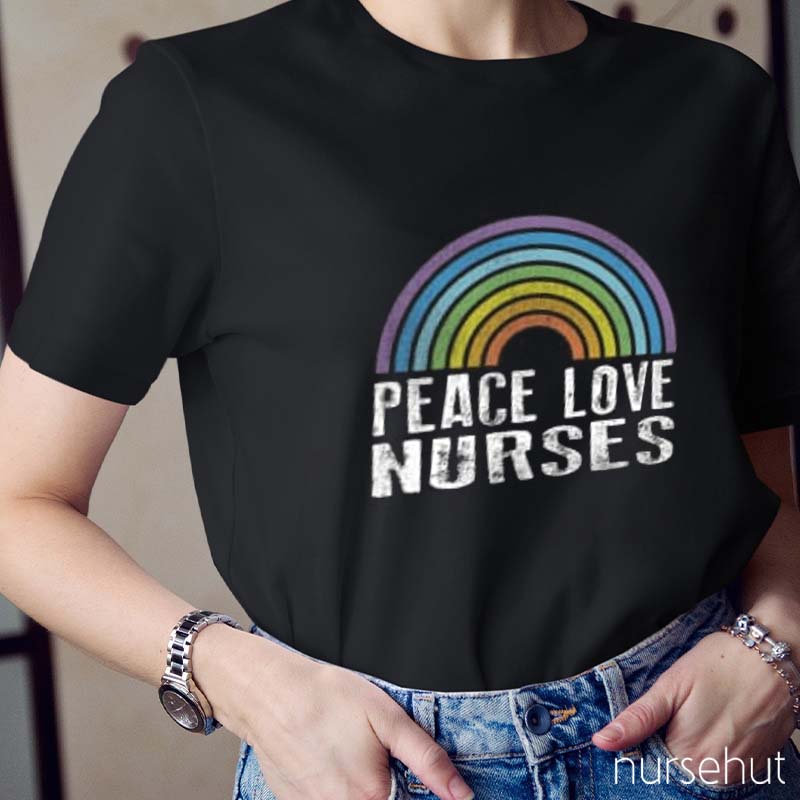 Peace Love Nurse T-Shirt