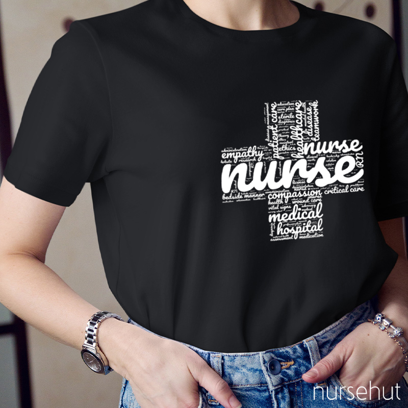 White Cross Medical Hospital Nurse T-Shirt
