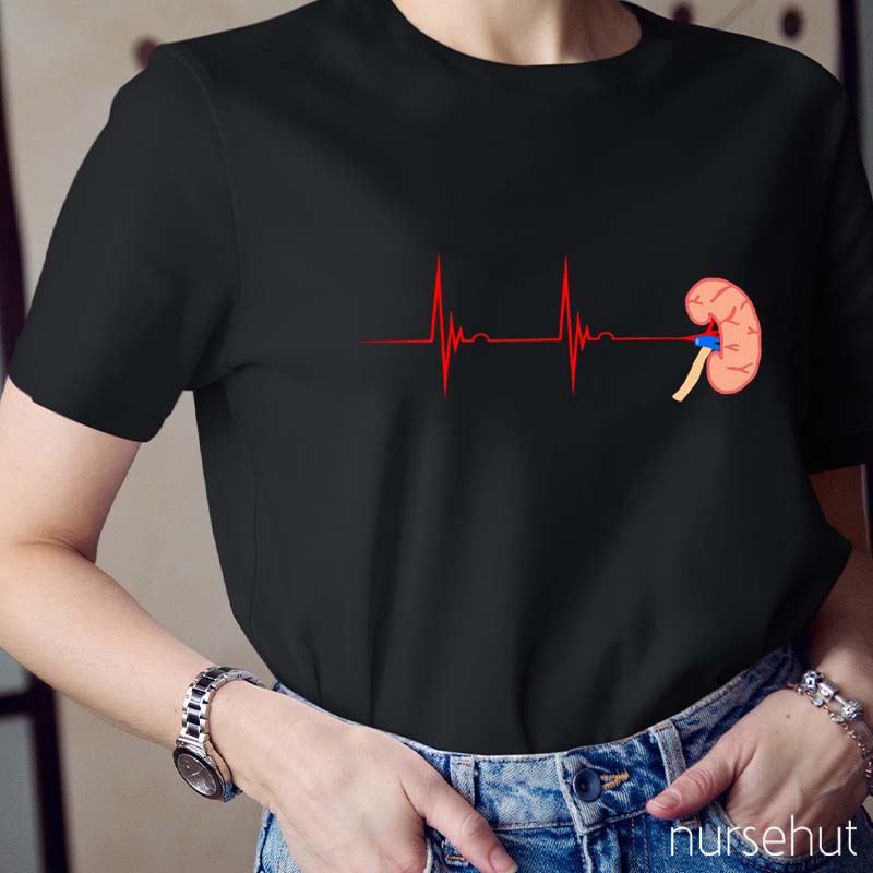 Ecg Ripple Nurse T-Shirt