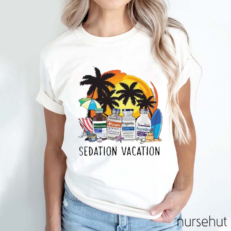 Sedation Vacation Nurse T-Shirt