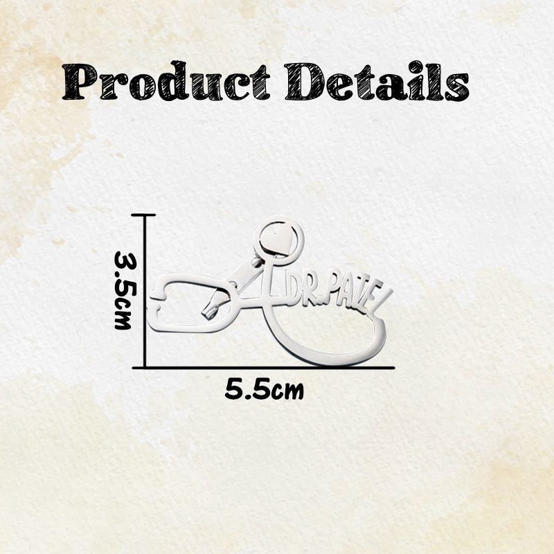 Personalized Name Stethoscope Nurse Pin