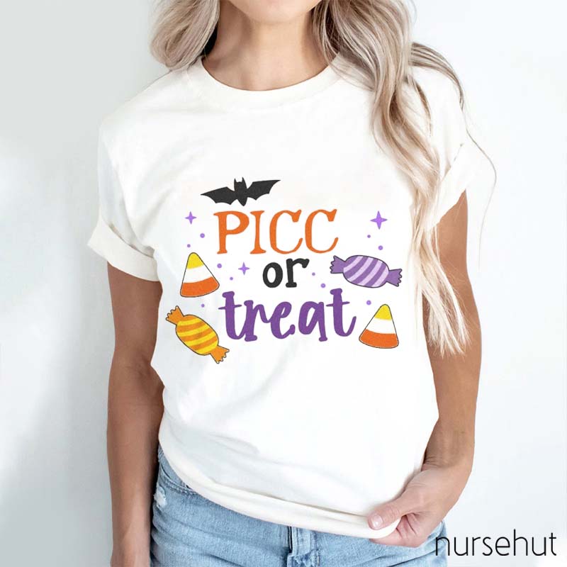 Picc Or Treat Nurse T-Shirt