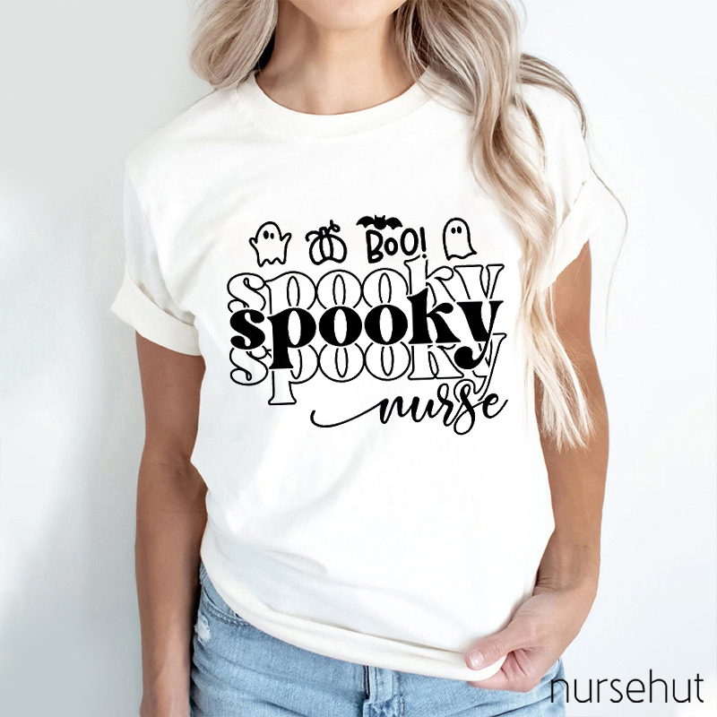 Boo Spooky Nurse T-Shirt