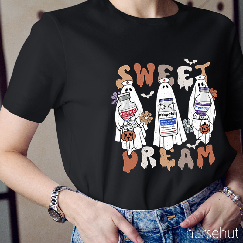 Sweet Dream Halloween Pharmacist Nurse T-Shirt