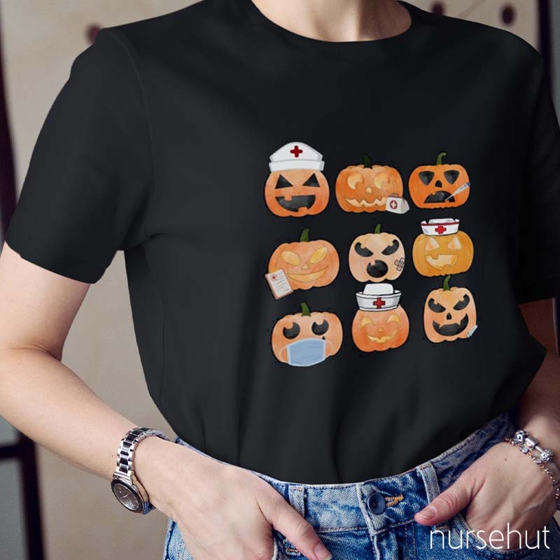 Nine Pumpkins Nurse T-Shirt