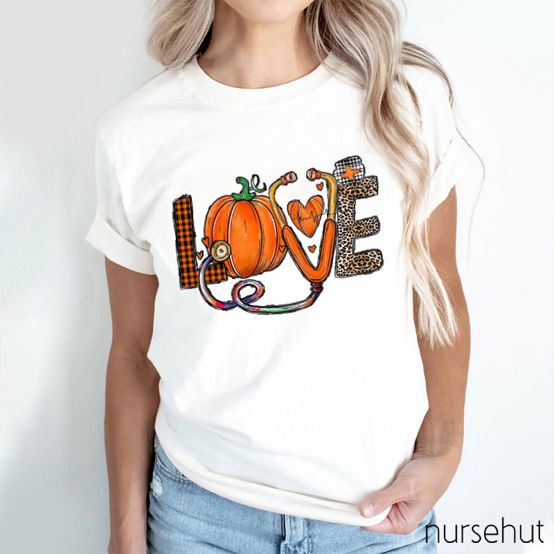 Halloween Love Nurse T-Shirt