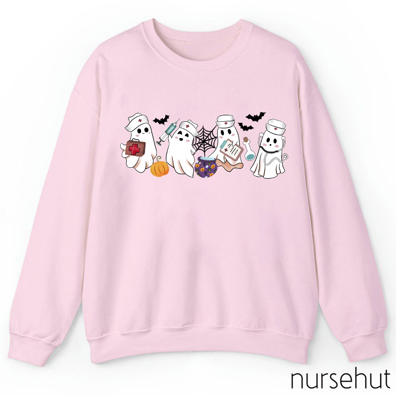 Cute Ghost Nurse Sweatshirt