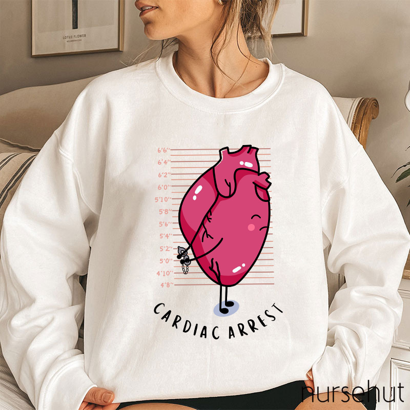 Cardiac Arrest Nurse Sweatshirt