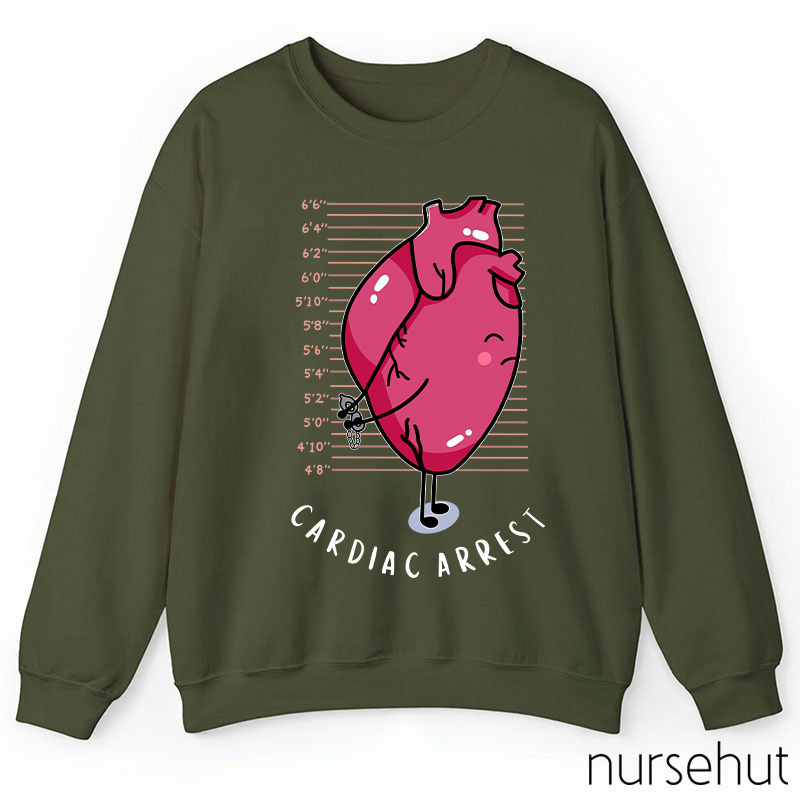 Cardiac Arrest Nurse Sweatshirt
