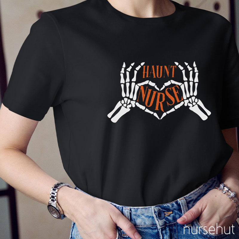 Hanut Nurse Skeleton Nurse T-Shirt