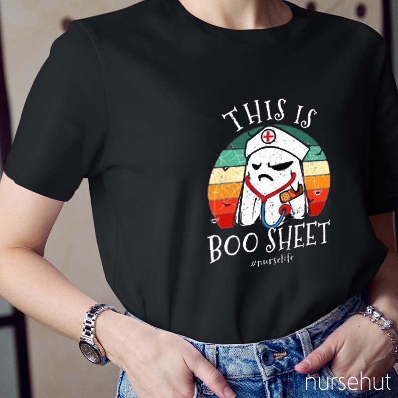This Is Boo Sheet Nurse T-Shirt