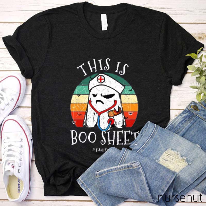 This Is Boo Sheet Nurse T-Shirt