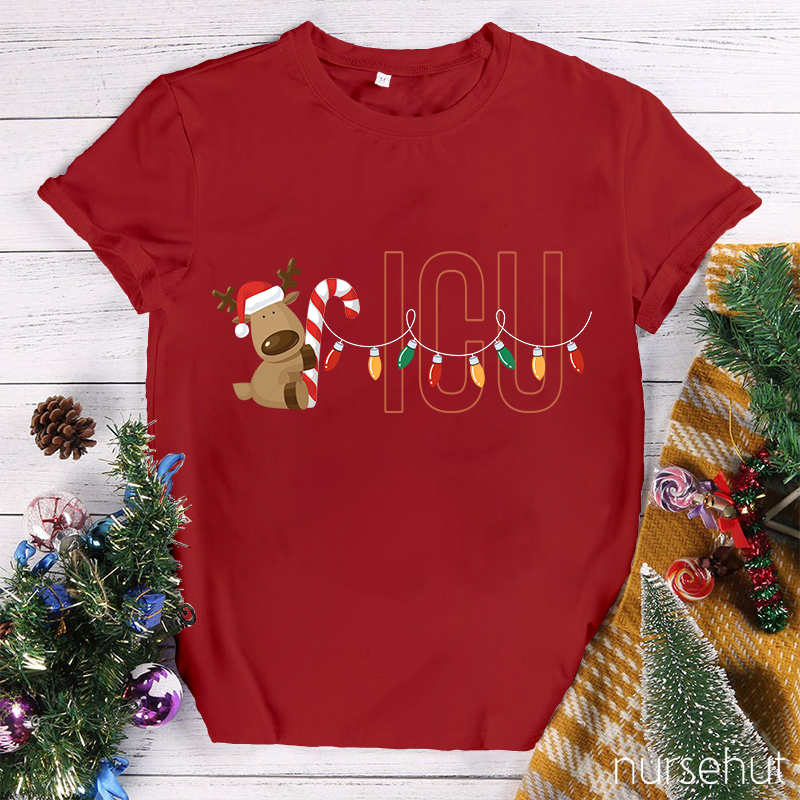 Personalized Jolly ICU Nurse T-Shirt