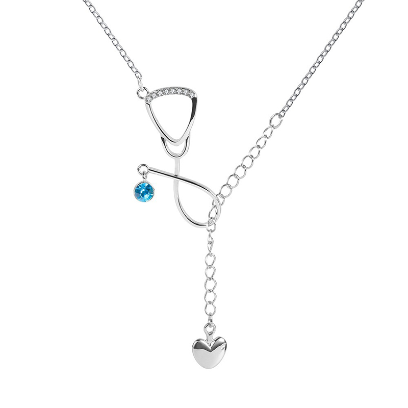 Love Stethoscope Nurse Necklace