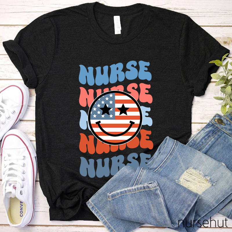 The Fourth Of July Nurse T-Shirt