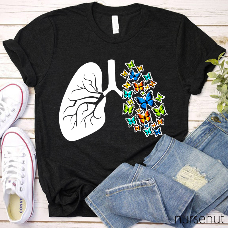 Caring For Lung Health Nurse T-Shirt