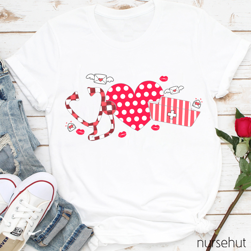 Happy Valentine's Day Nurse T-Shirt