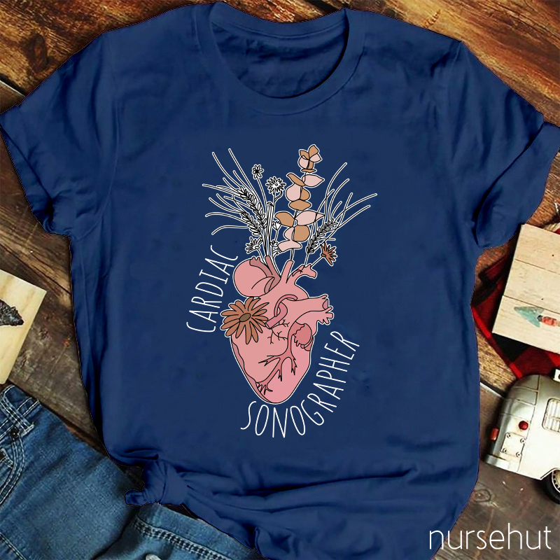 Cardiac Sonographer Nurse T-Shirt