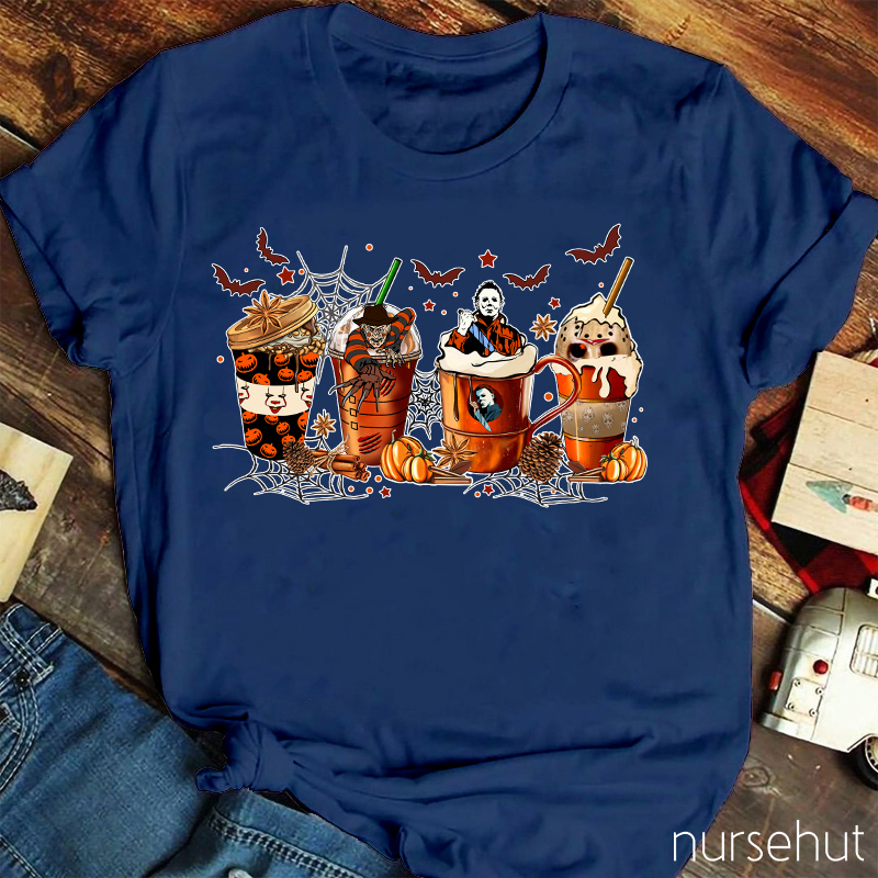 Halloween Drinks Nurse T-Shirt