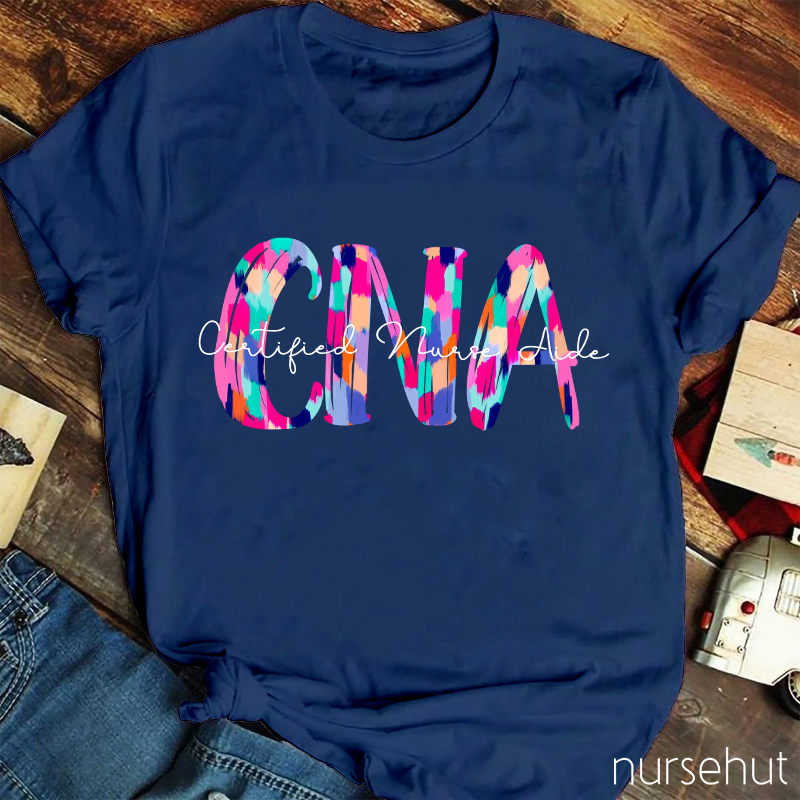 Personalized Job Title Pink Color Nurse T-Shirt