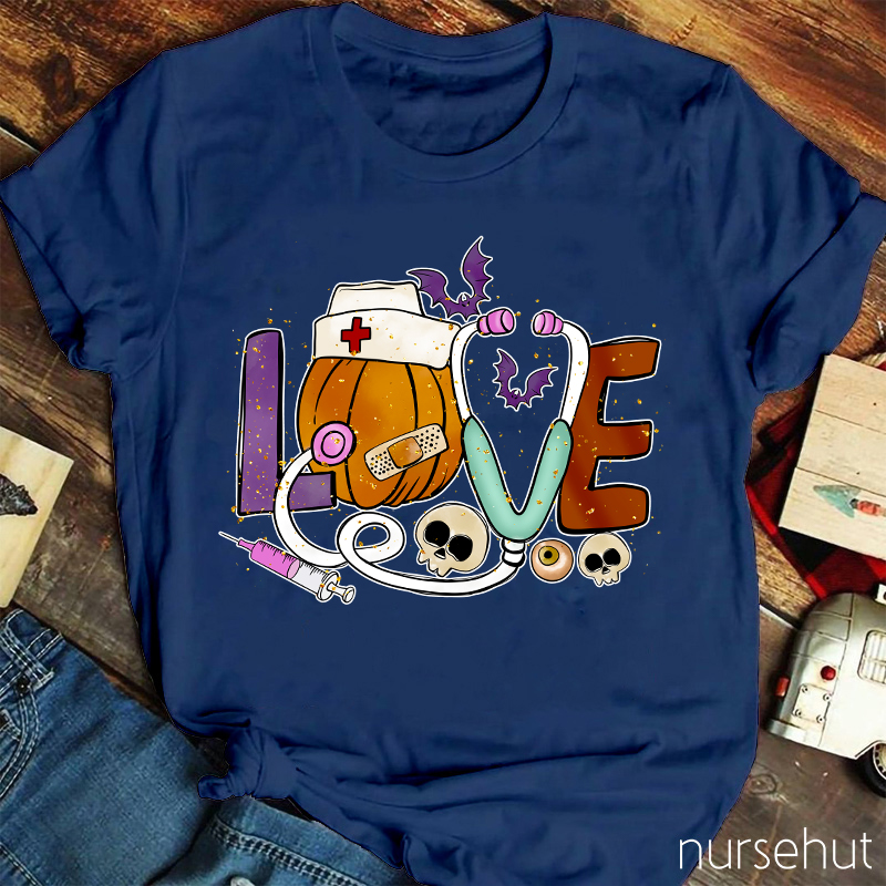 Love Halloween Nurse T-Shirt