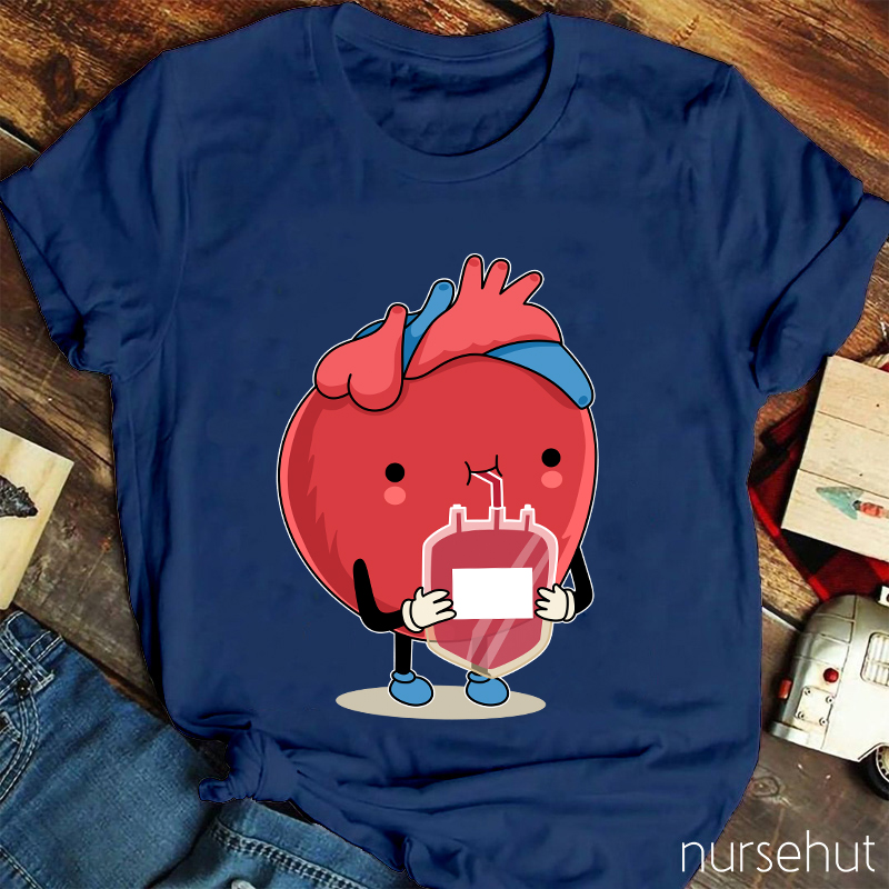 Drinking Hearty Love Nurse T-Shirt