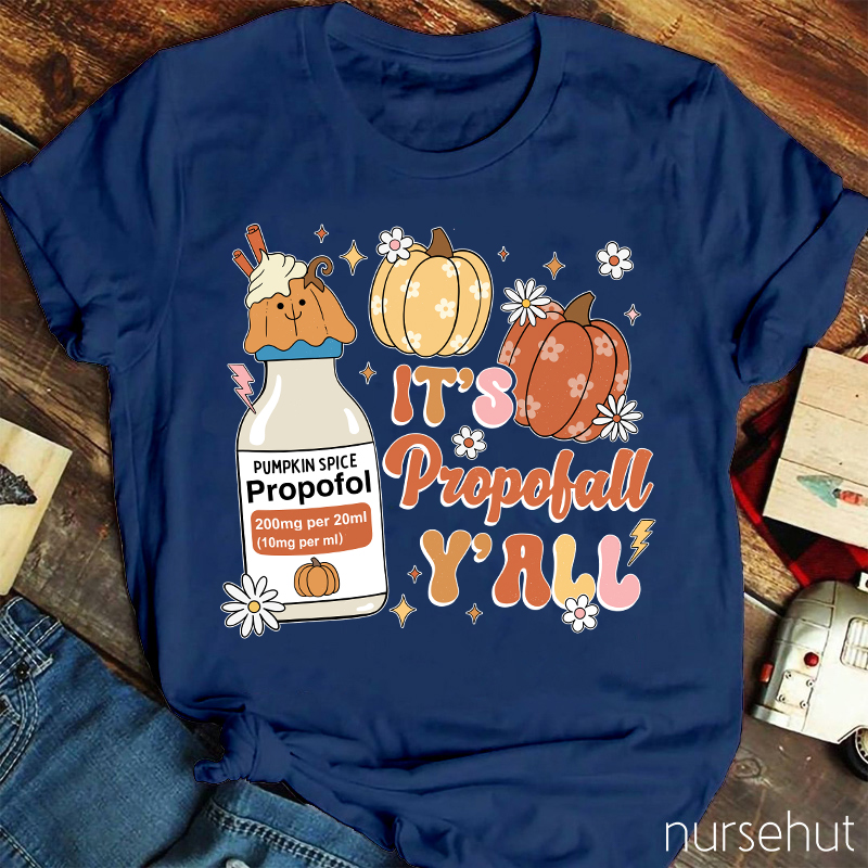 Propofol Halloween Pharmacist  Nurse T-Shirt