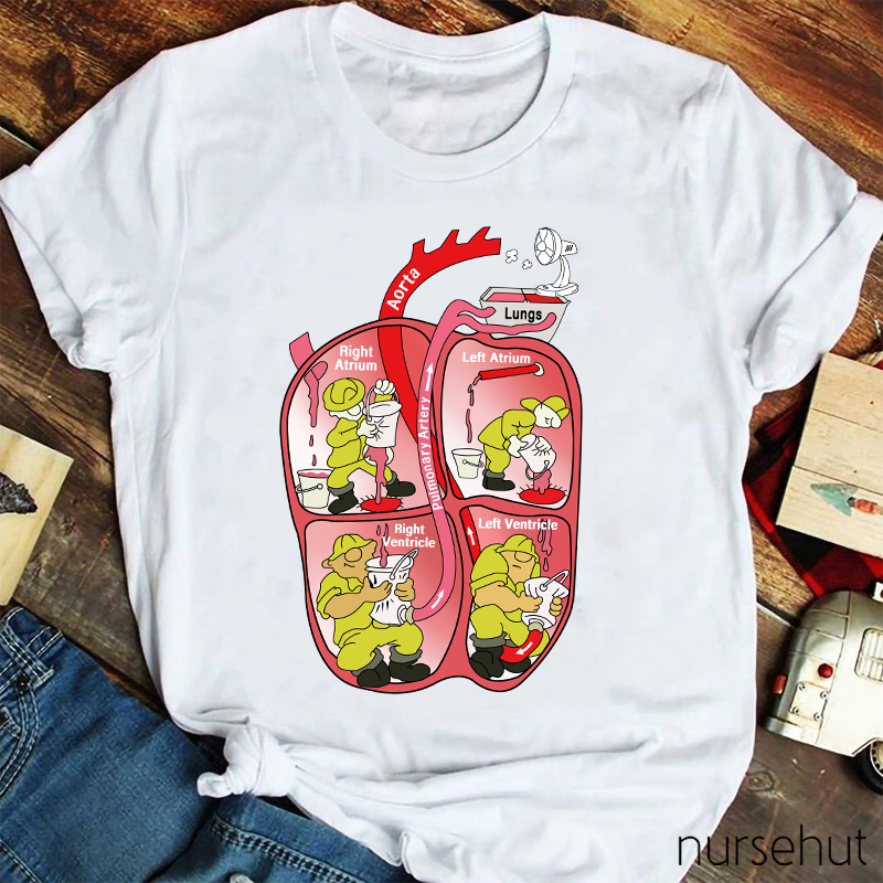 A Hard Working Lung Nurse T-Shirt