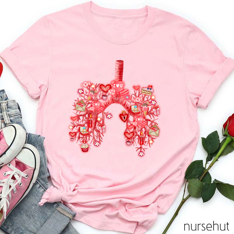 I Love You Valentine Air Ducts Nurse T-Shirt