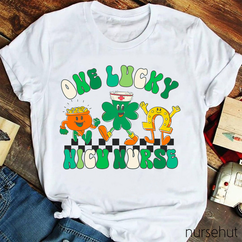 One Lucky NICU Nurse T-Shirt