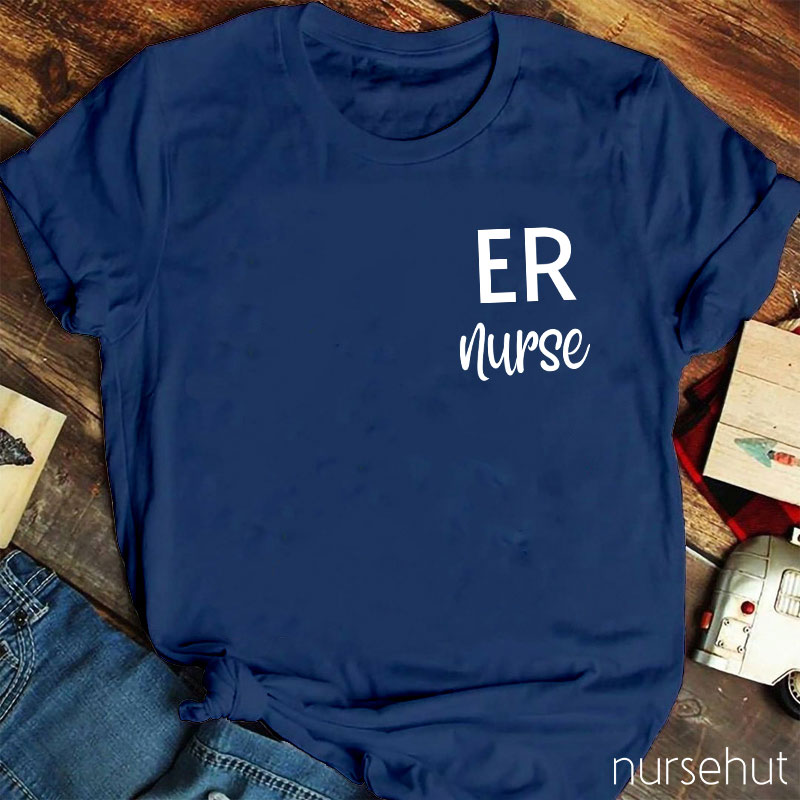 Personalized Department Minimalism Nurse T-Shirt