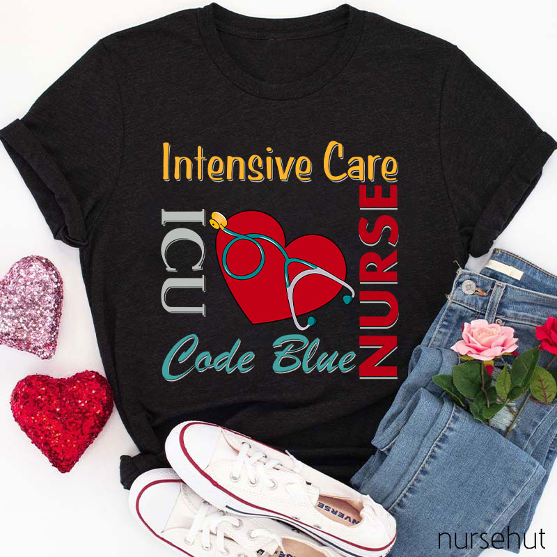 ICU Intensive Care Nurse T-Shirt