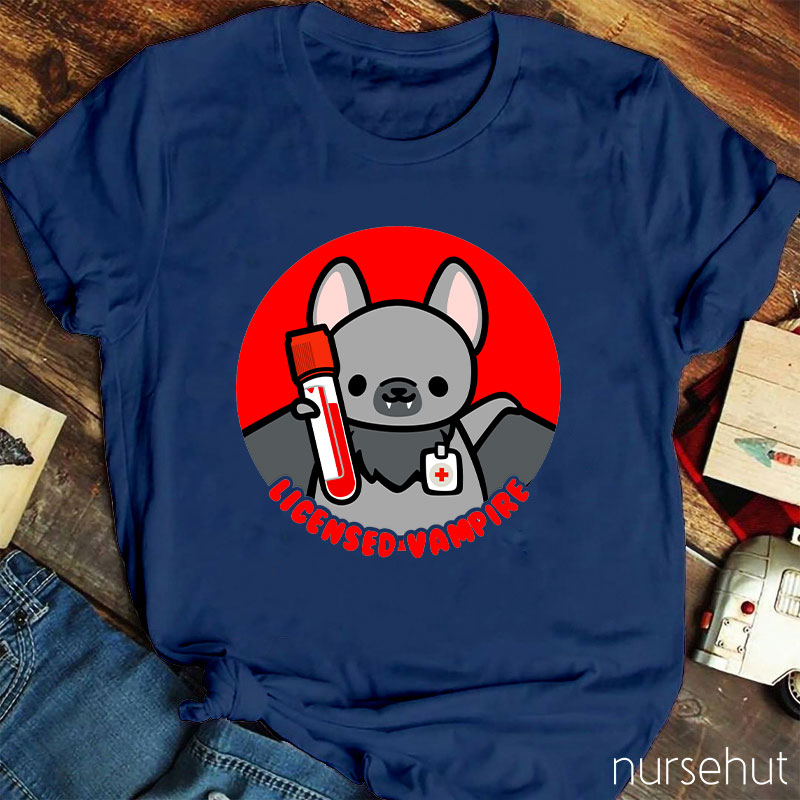 Licensed Vampire Nurse T-Shirt