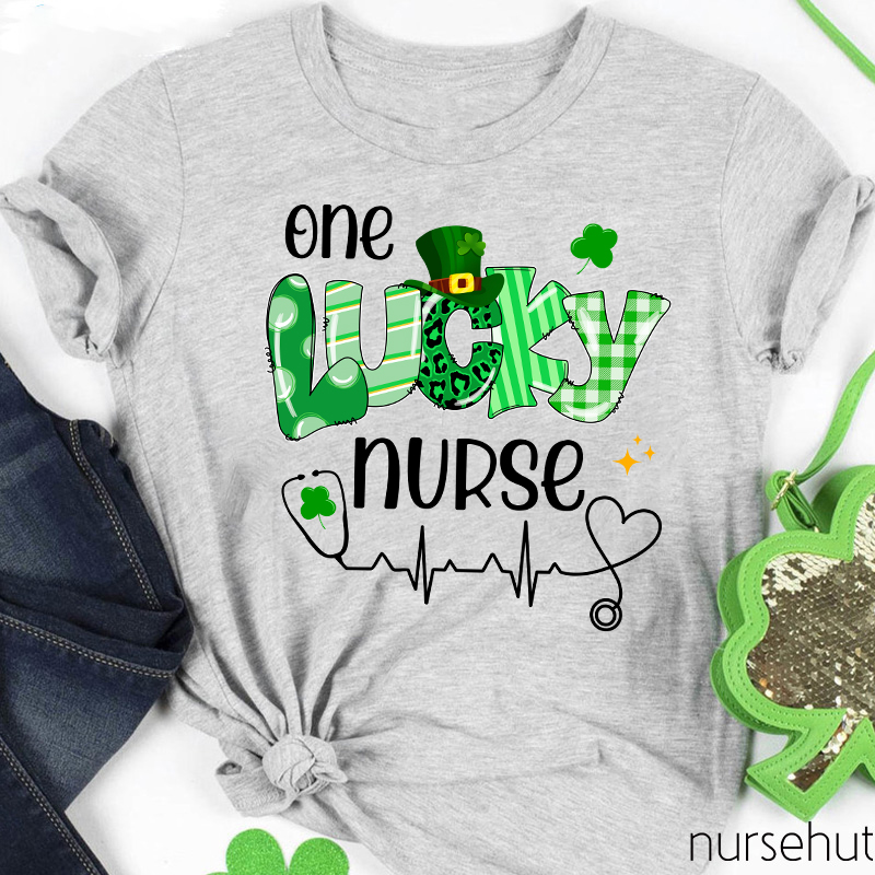 One Lucky Nurse St. Patrick's Day Nurse T-Shirt