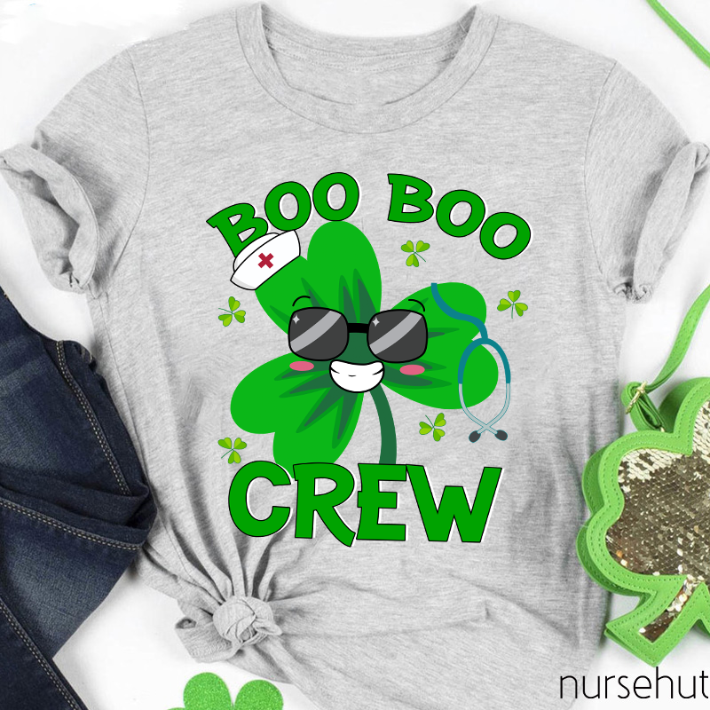 Boo Boo Crew Clover Nurse T-Shirt