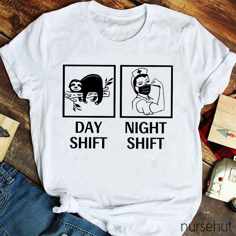 Day Shift And Night Shift Nurse T-Shirt