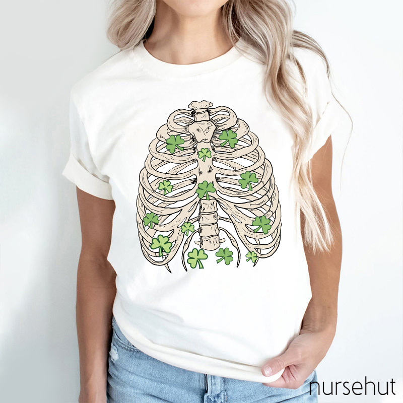 Clover And Ribs Nurse T-Shirt