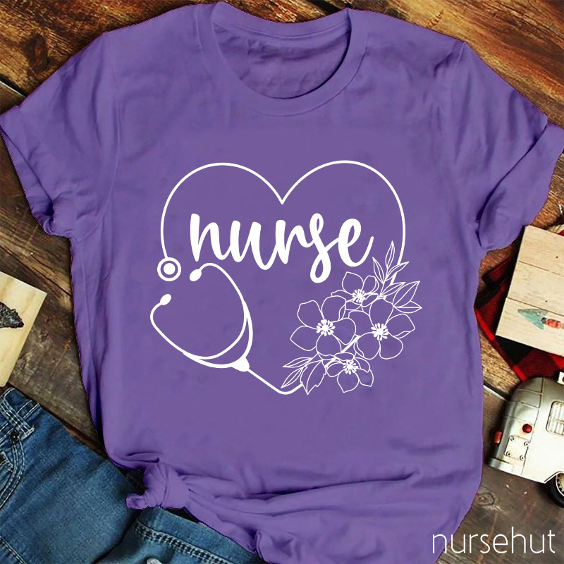 Nurse Stethoscope T-Shirt