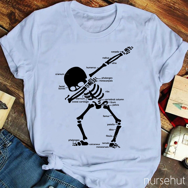 Deb Skeleton Nurse T-Shirt