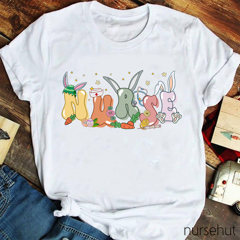 Easter Bunny Nurse T-Shirt