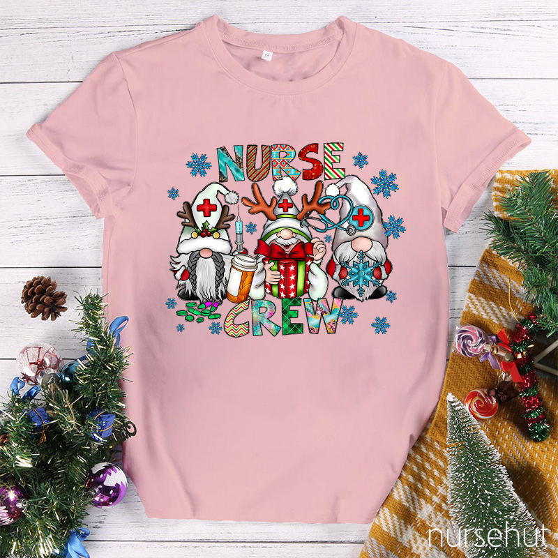 Gnomes Nurse Crew Nurse T-Shirt